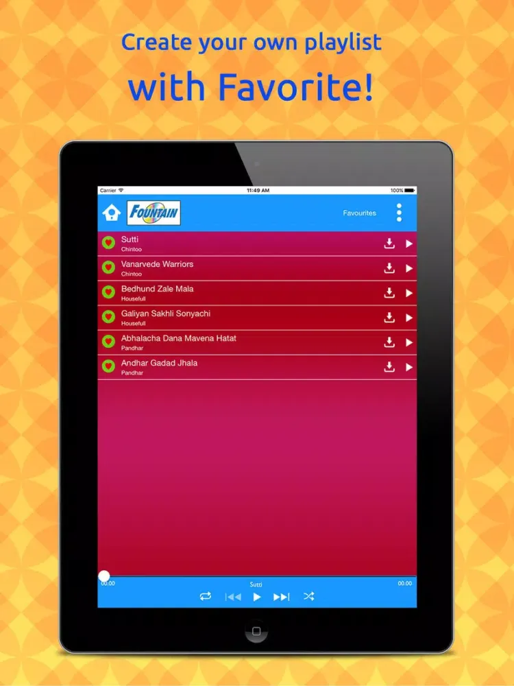 Screenshot di Marathi Movie Songs iPad 