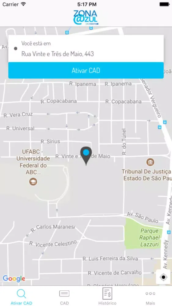 Zona Azul Oficial CET 4all應用截圖