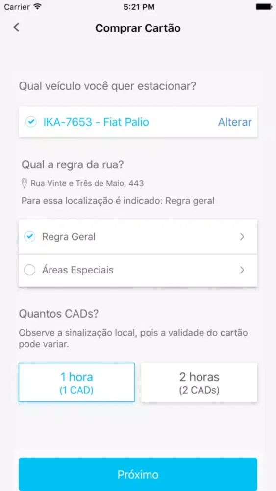 Zona Azul Oficial CET 4all應用截圖