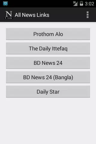 Capturas de tela do All News Links