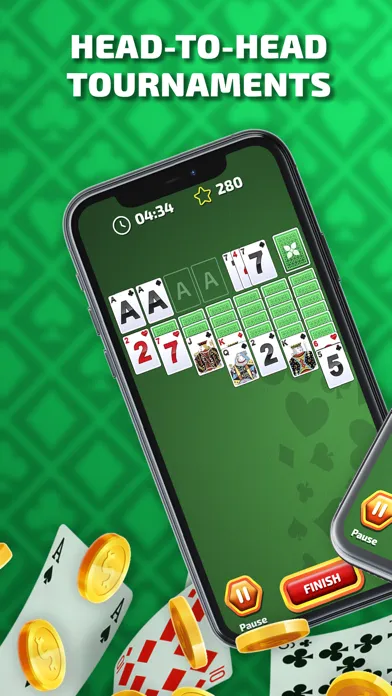 Capturas de tela do Solitaire Battle Blitz Game