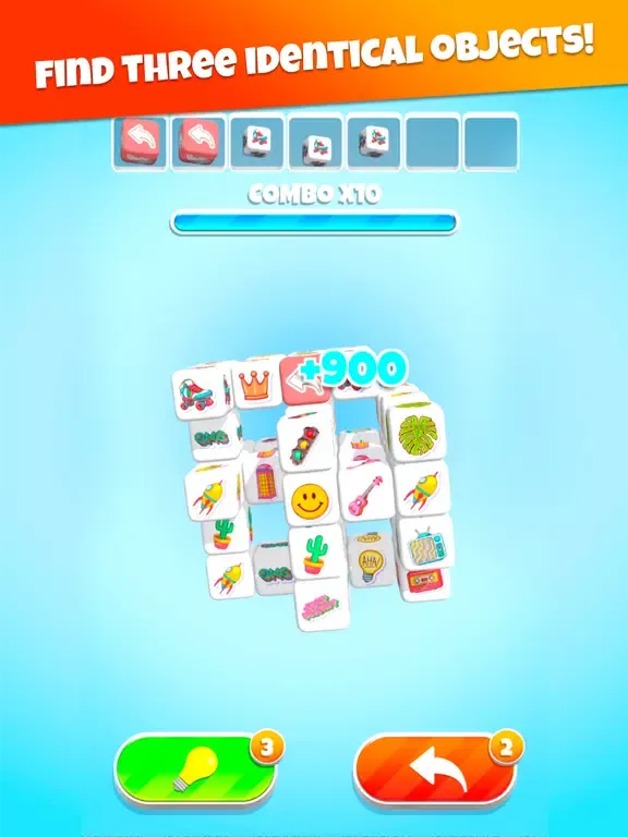 Dice Match 3D iPad  Screenshots