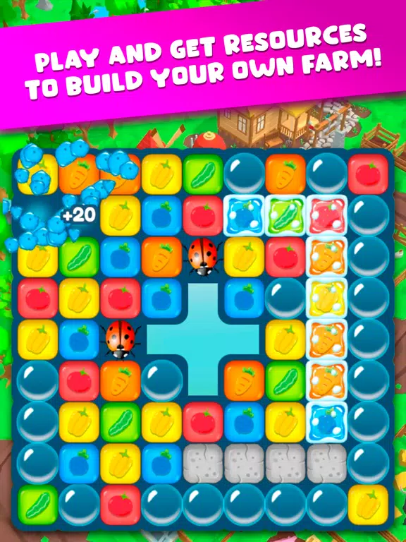 Farmers Match Battle iPad 應用截圖