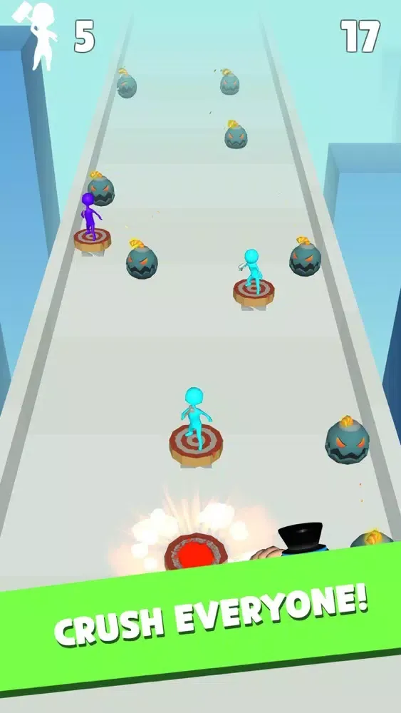 Ảnh chụp màn hình của Hammer vs Stickman