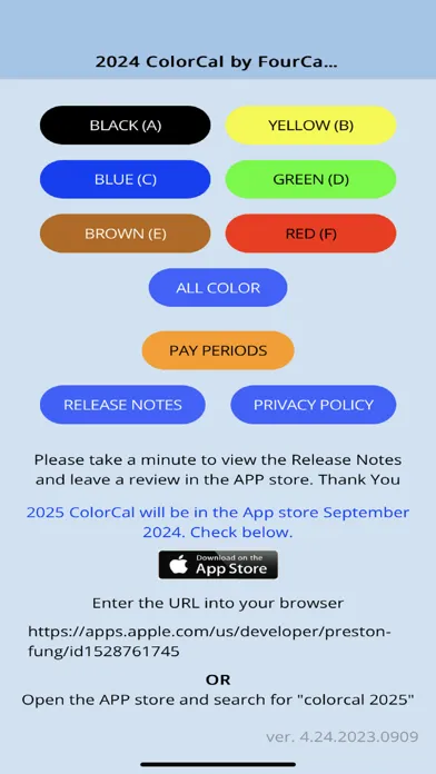 تصاویر 2024 ColorCal by FourCatsApp