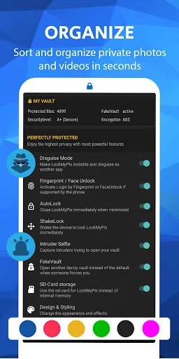 Screenshot di LockMyPix Photo Vault PREMIUM