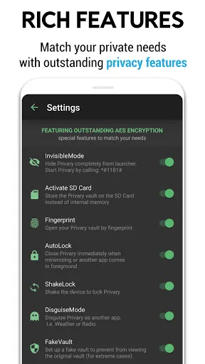 PRIVARY: Secure Photo Vault স্ক্রিনশট