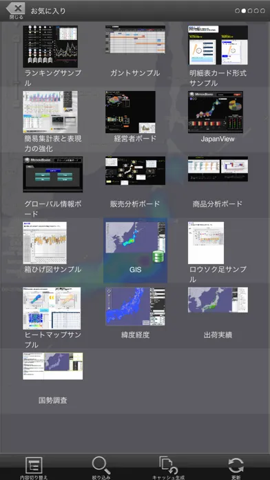 Tangkapan layar MotionBoard 5.7