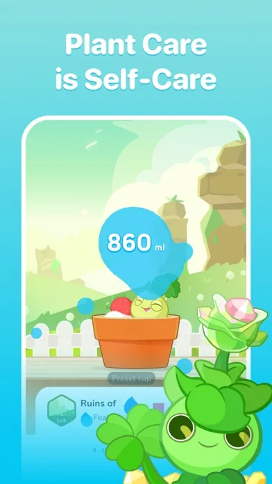 Screenshot di Plant Nanny Cute Water Tracker