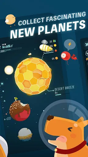 Walkr: Fitness Space Adventure Screenshots