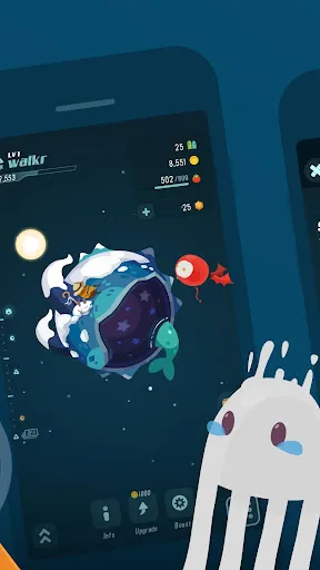 Walkr: Fitness Space Adventure Screenshots