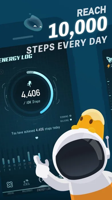 Zrzuty ekranu Walkr - Gamified Fitness Walk
