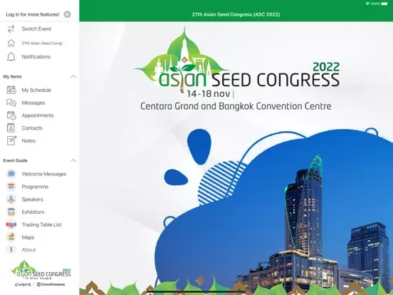 Asian Seed Congress iPad  স্ক্রিনশট
