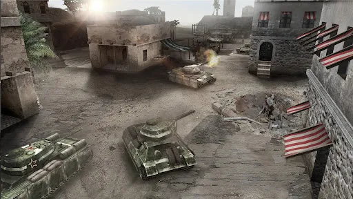 US Conflict — Tank Battles سکرین شاٹس