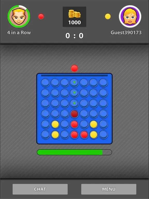 ภาพหน้าจอของ Four in a Row Online Connect iPad 