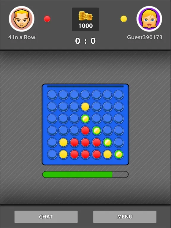 ภาพหน้าจอของ Four in a Row Online Connect iPad 