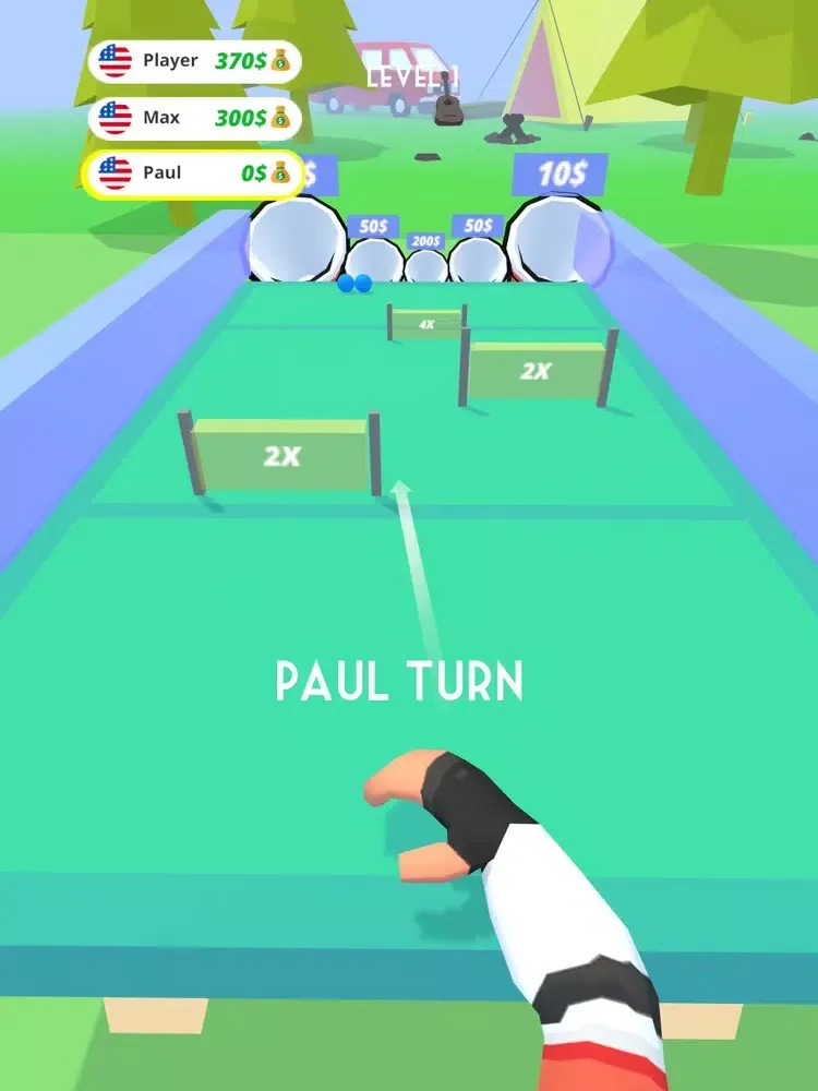 Capturas de tela do Bottle Pong 3D iPad 