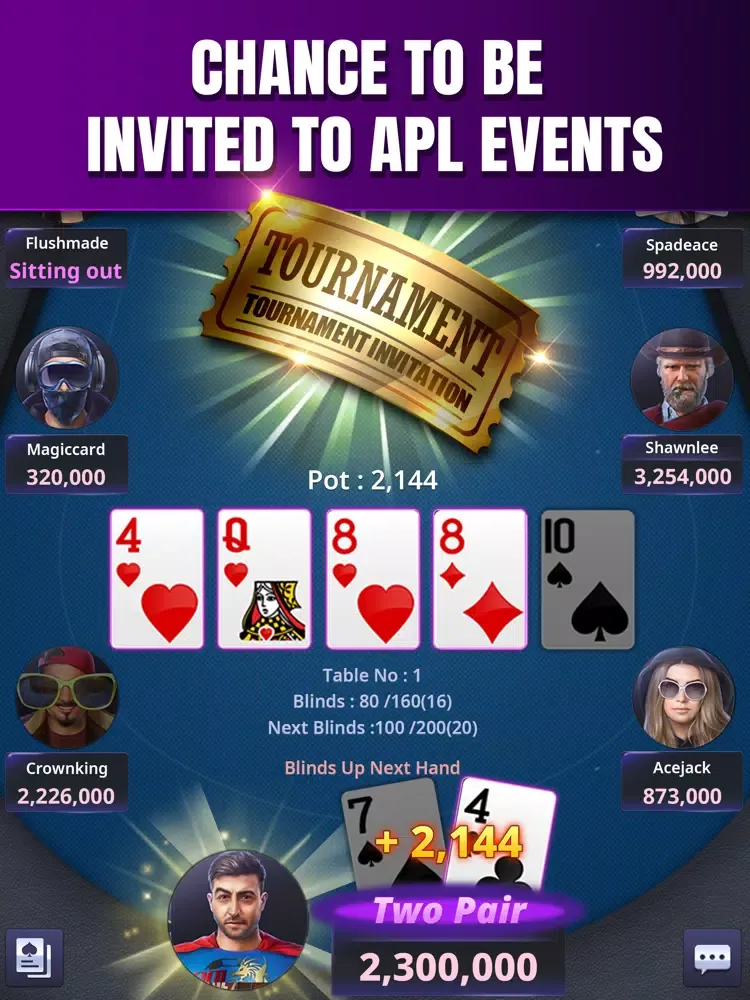 APL POKER iPad  سکرین شاٹس