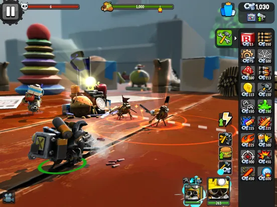 ภาพหน้าจอของ Bug Heroes: Tower Defense iPad 