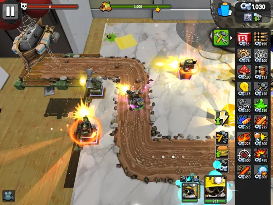 ภาพหน้าจอของ Bug Heroes: Tower Defense iPad 