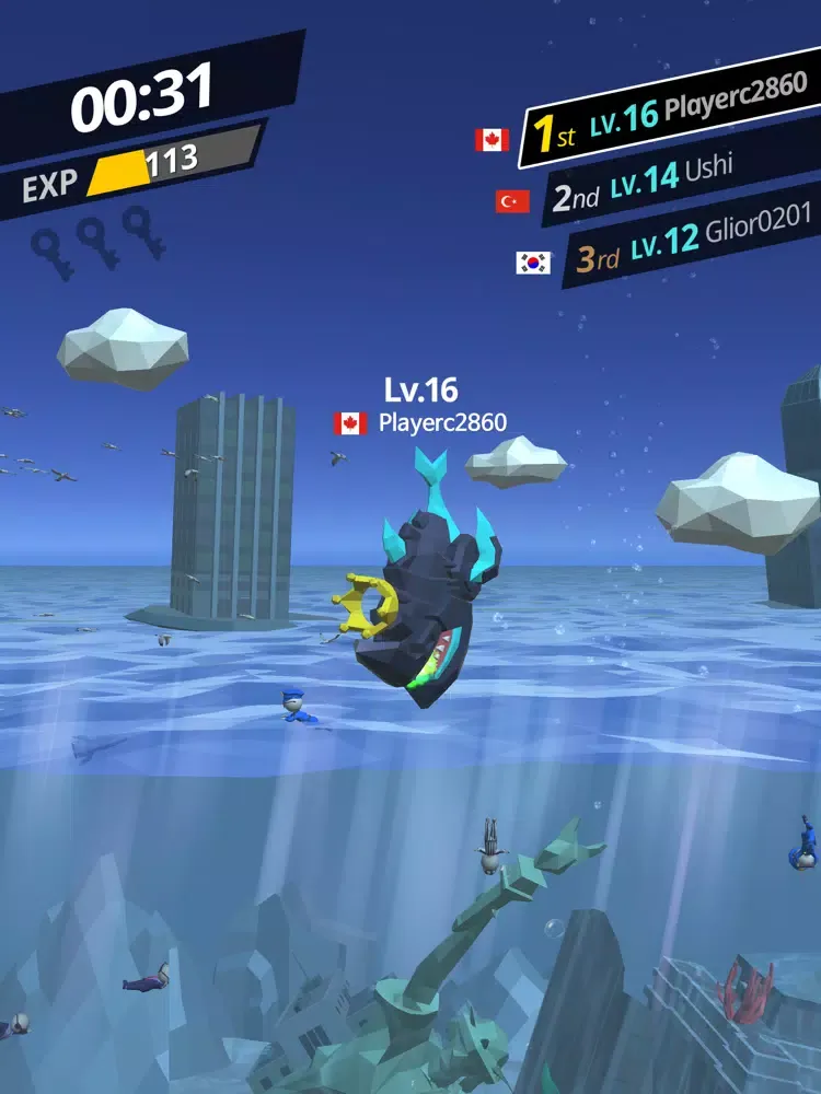 Скриншоты Battle Shark.io iPad 