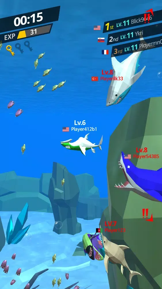 Скриншоты Battle Shark.io