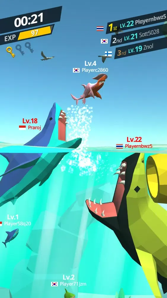 Скриншоты Battle Shark.io