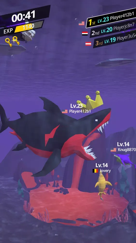 Скриншоты Battle Shark.io