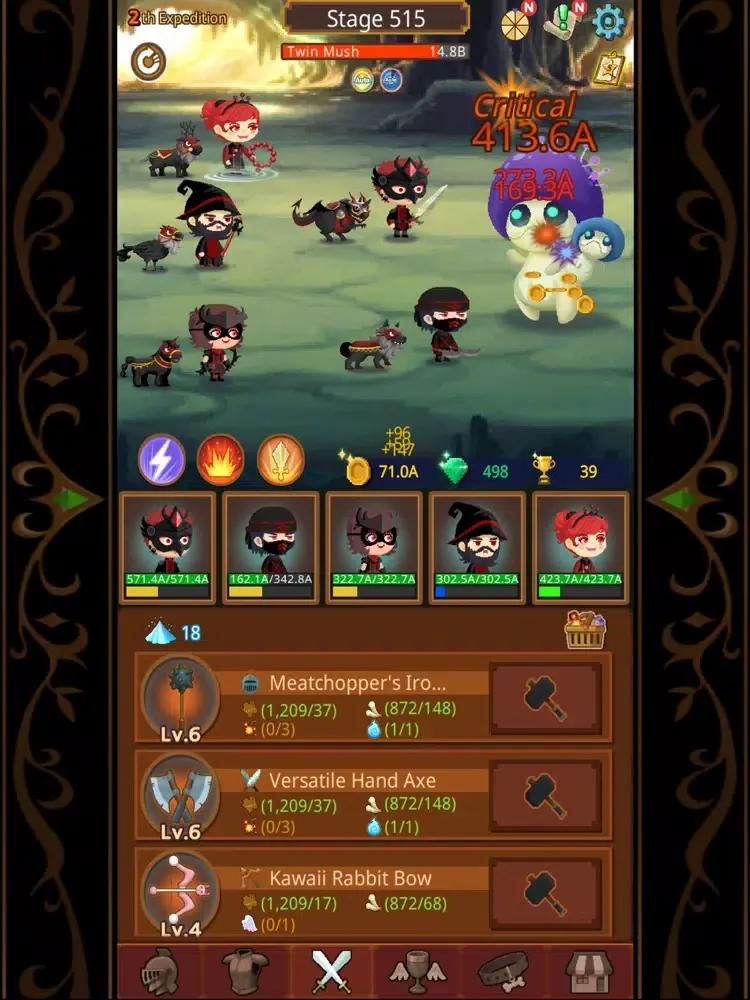 Job Hunt Heroes:Idle RPG (VIP) iPad  Screenshots