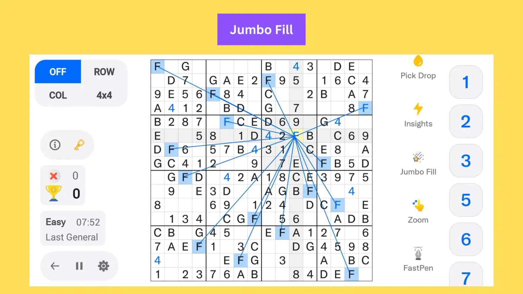 16x16 Giant Classic Sudoku Screenshots