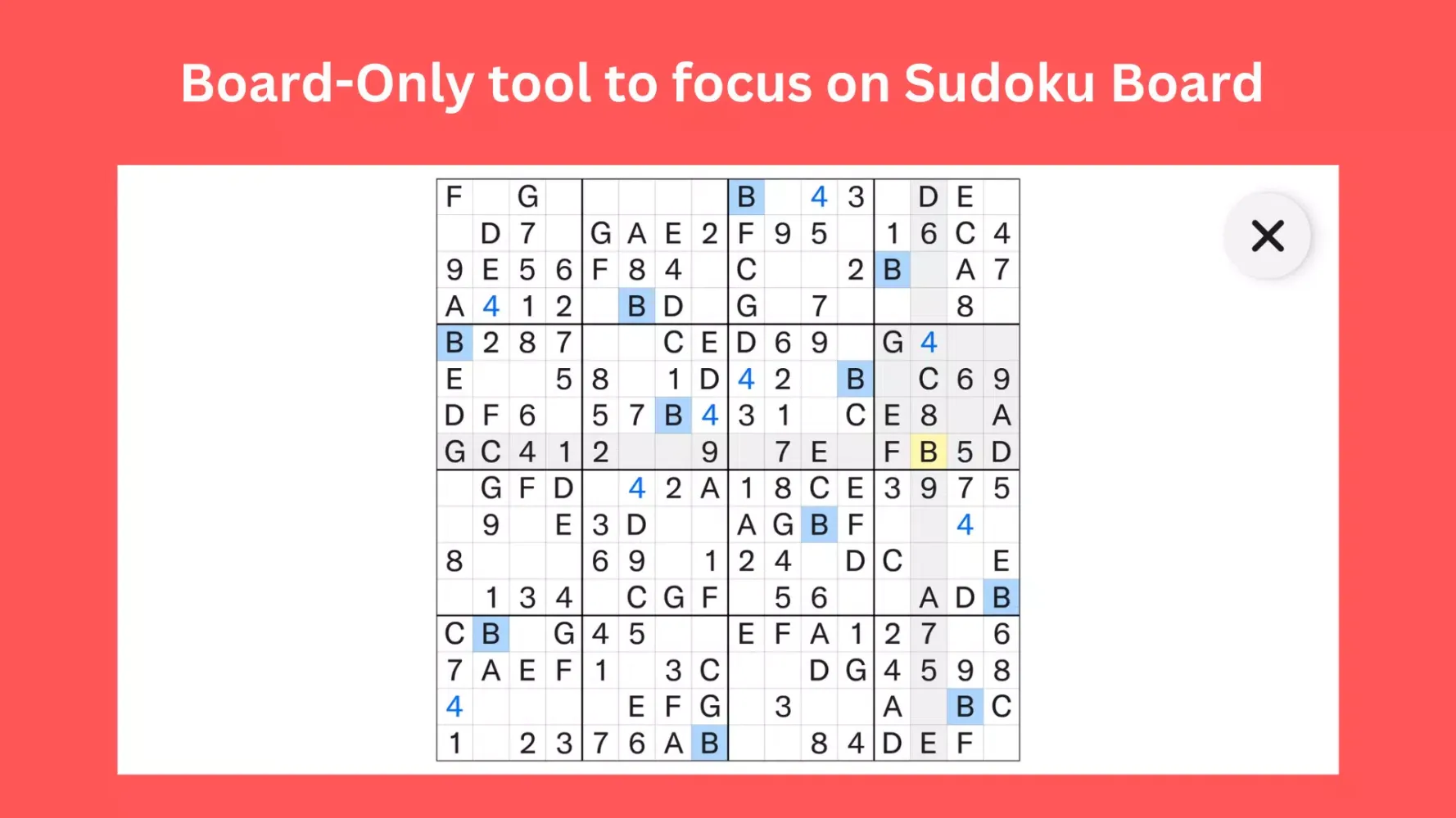 16x16 Giant Classic Sudoku Screenshots