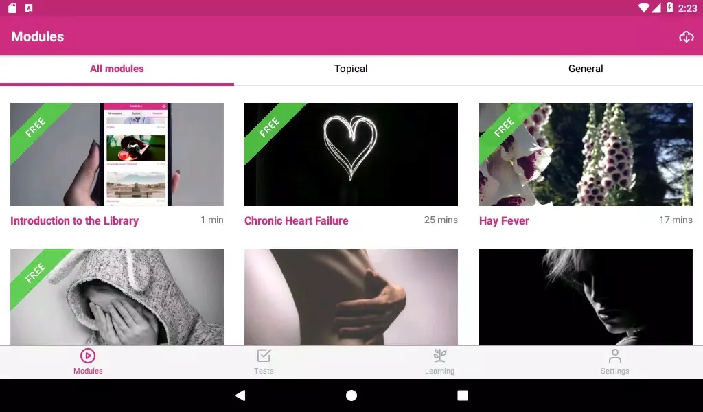 Capturas de pantalla de FourteenFish Library