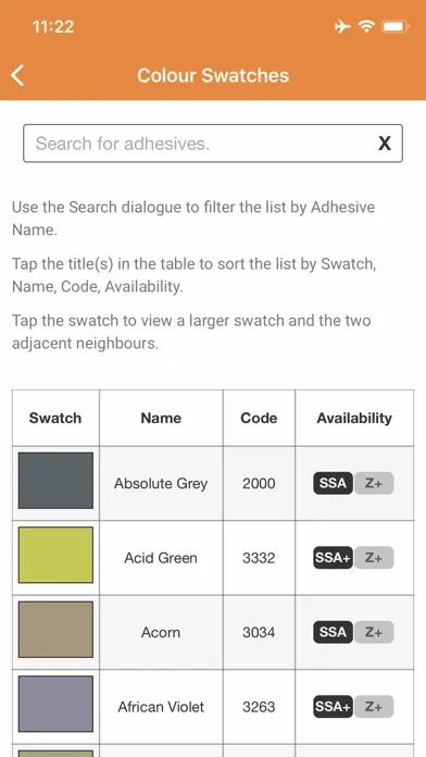 Integra Adhesives Screenshots