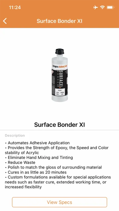 Integra Adhesives Screenshots
