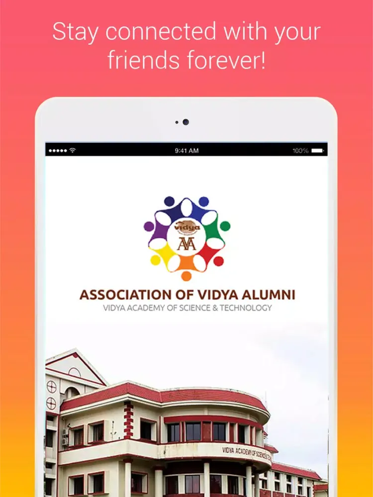 Vidya Alumni Net (AVA) iPad  Ekran Görüntüleri
