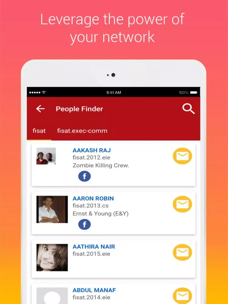 FISAT Connect iPad  Ekran Görüntüleri
