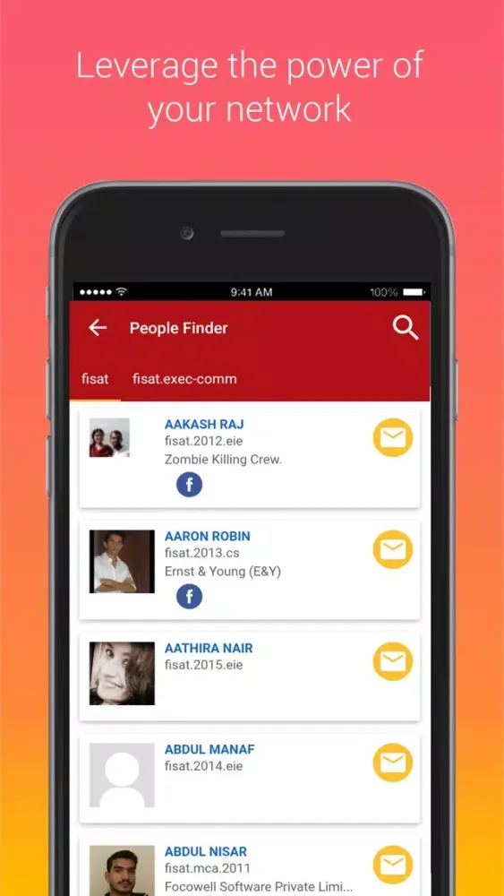 FISAT Connect Ekran Görüntüleri