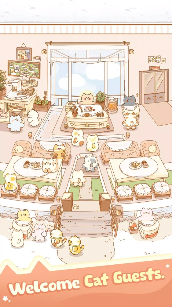 Idle Cat Hotel Screenshots