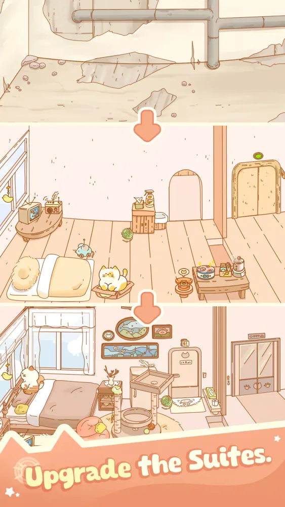 Idle Cat Hotel Screenshots