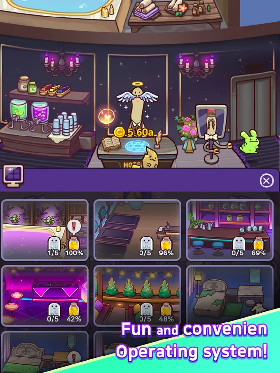 Idle Ghost Hotel: Tycoon Game iPad  Screenshots