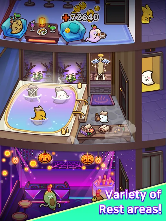 Idle Ghost Hotel: Tycoon Game iPad  Screenshots