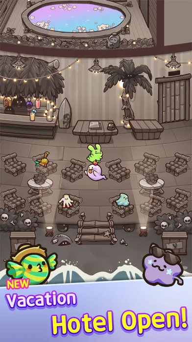 Idle Ghost Hotel: Tycoon Game Screenshots