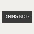 Dining Note: Simple Diet Diary
