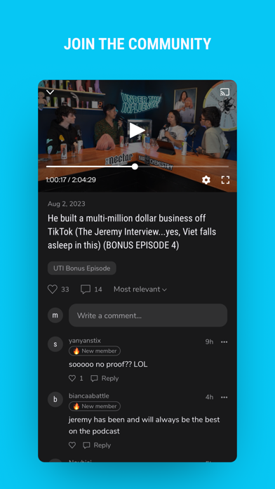 Under The Influence show Screenshots