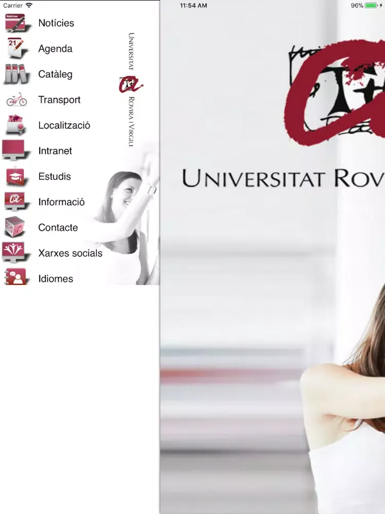 Capturas de pantalla de Universitat Rovira i Virgili iPad 