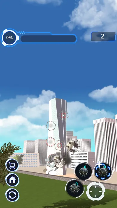 Tangkapan layar City Demolish: Rocket Smash!