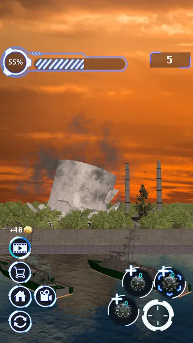 Tangkapan layar City Demolish: Rocket Smash!