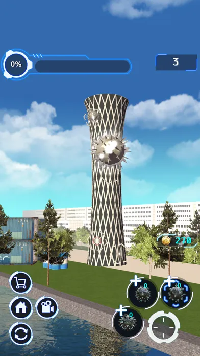 Tangkapan layar City Demolish: Rocket Smash!
