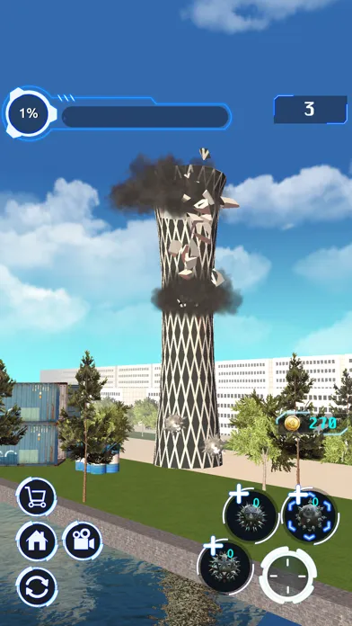 Tangkapan layar City Demolish: Rocket Smash!