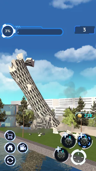 Tangkapan layar City Demolish: Rocket Smash!